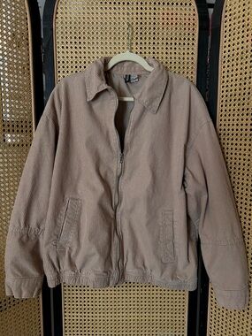 H&M Corduroy Bomber Jacket